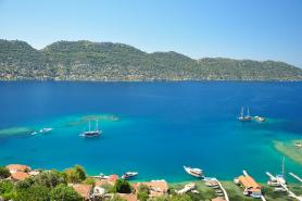Pohled na ostrov Kekova nedaleko Kasu
