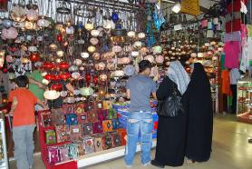 Grand Bazaar v Istanbulu - jeden z obchodů