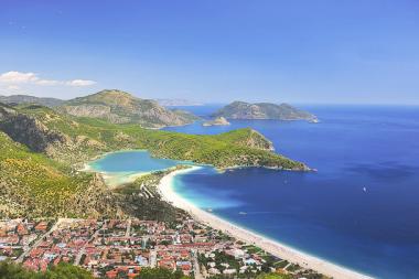 Modrá laguna Ölüdeniz