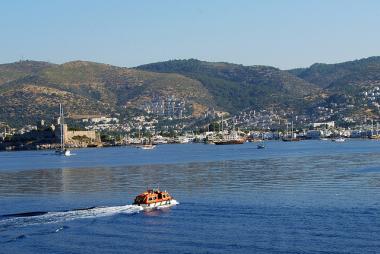 Pobřeží tureckého města Bodrum