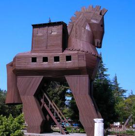 Canakkale - replika trojského koně