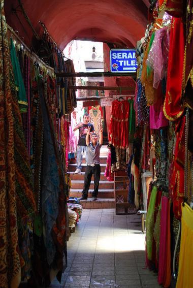 Grand Bazaar v Istanbulu - jeden z obchodů